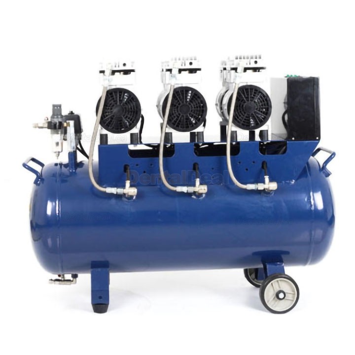 Dynamic DA7003 2.25KW/3HP Dental Oil Free Quiet Air Compressor 70L Tank